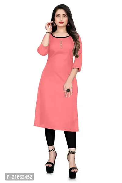 A-Line   Cotton Blend Kurta For Women-thumb0