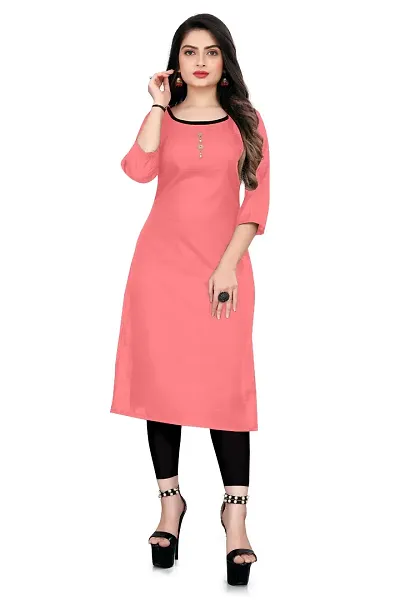 Stylish A-Line Cotton Blend Kurta