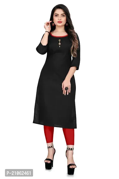 A-Line   Cotton Blend Kurta For Women