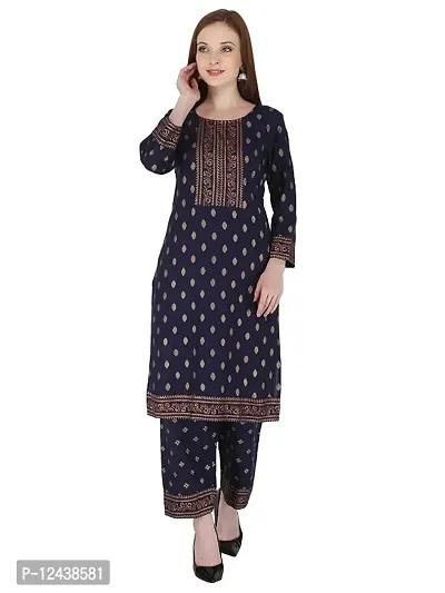 Fancy Rayon Kurta Set For Women-thumb0