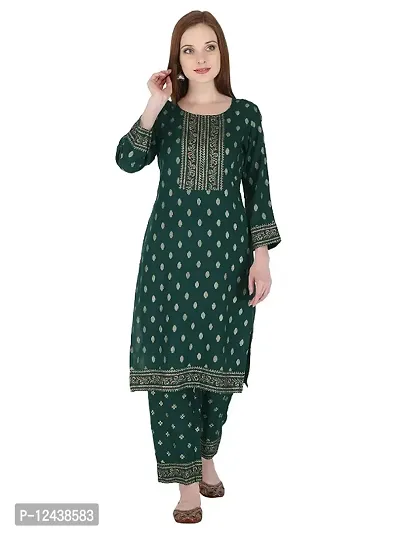 Fancy Rayon Kurta Set For Women-thumb0