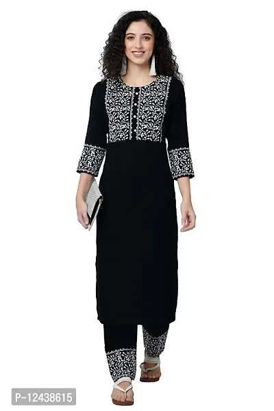 Fancy Rayon Kurta Set For Women-thumb0