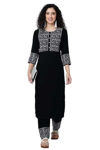 Fancy Rayon Kurta Set For Women