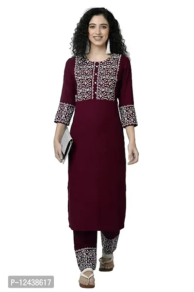 Fancy Rayon Kurta Set For Women-thumb0