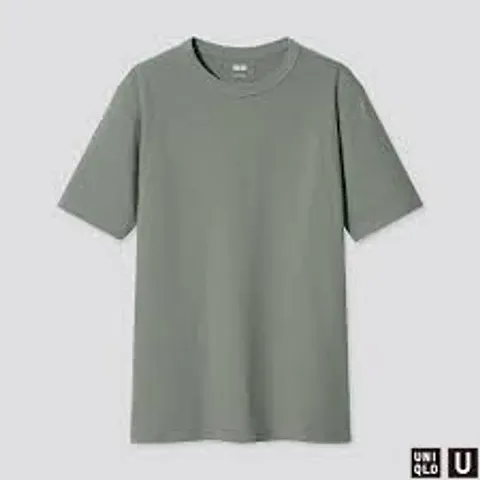 Stylish Solid Round Neck T-Shirt For Men