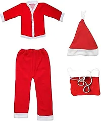 FI Santa Clause Costume with Cap Complete Set Christmas Dress (2 Set)-thumb2