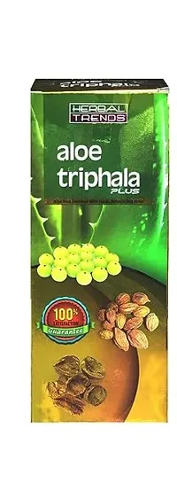 Aloe Triphala Plus Pure Aloe Vera With Triphala Ras Mild and non habit forming body detox Herbal Trends Pack of 1