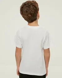 PLOY -WHITE PRINTED KIDS T-SHIRT-thumb1