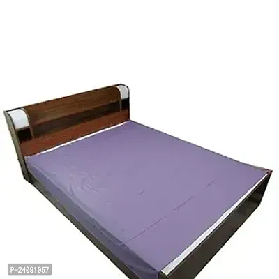 Comfortable Purple Flannel Queen Bedsheet Protector For Bed