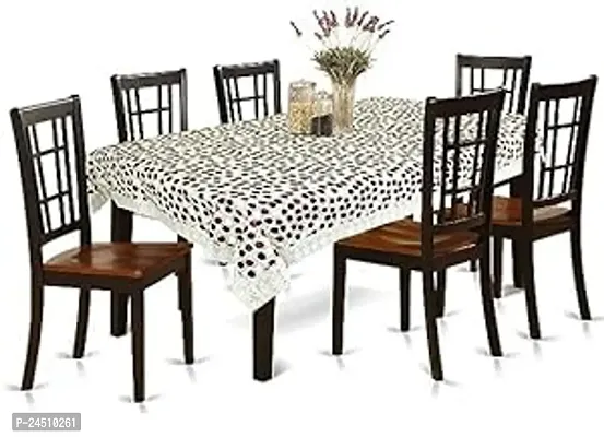 Classic Waterproof Heavy Duty Oil Spill Proof Stain Resistant Plastic Table Cover 6 Seater-thumb0