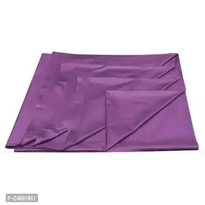 Comfortable Purple Flannel Queen Bedsheet Protector For Bed-thumb0