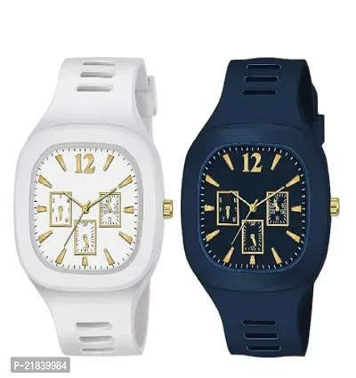 Attractive stylish trendy Mens Watches PACK OF 2-thumb0
