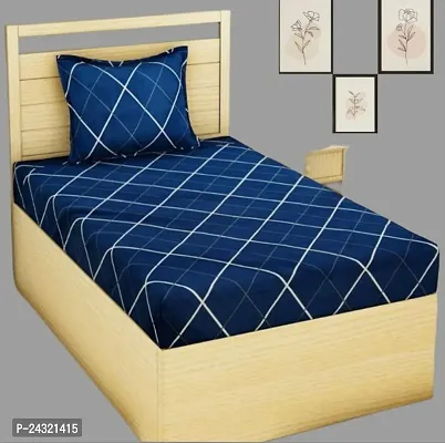 Classic Microfiber Single Bedsheet with Pillow Cover-thumb0