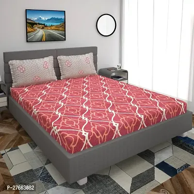 Classic Cotton Printed Bedsheet with Pillow Cover