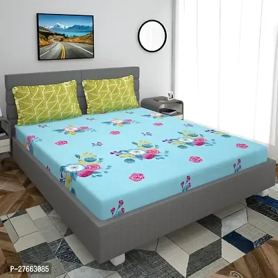 Classic Cotton Printed Bedsheet with Pillow Cover