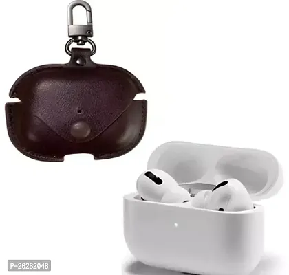 Stylish Brown Silicon Pouch For Airpods