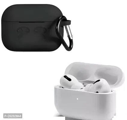 Stylish Black Silicon Pouch For Airpods