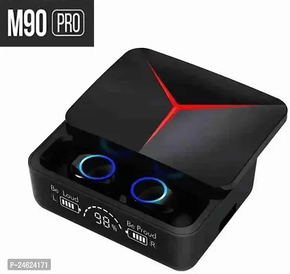 Earbuds M90 PRO with ENC Technology And ASAP Charge Bluetooth Headset - (Single Pack)-thumb0