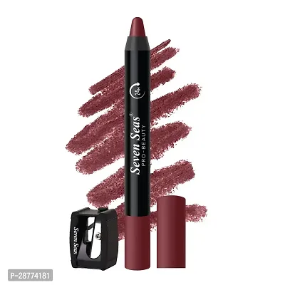 Seven Seas  Matte Mood Non Transfer Crayon Lipstick (Pink Jam 3.5g)