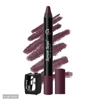 Seven Seas  Matte Mood Non Transfer Crayon Lipstick (Drape Wine 3.5g)