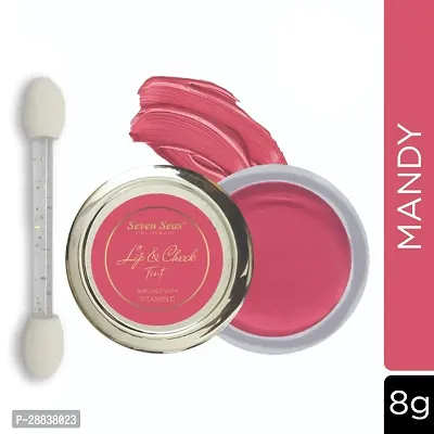 Seven Seas Lips  Cheek Tint Enriched With Vitamin C For Lips,Cheeks and Eye (Mandy 8g)-thumb0