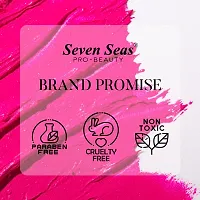 Seven Seas Stay Classy Lipstick Matte Full Coverage Long Lasting Lipstick | Smooth Application | Transferproof  Smudge Proof | Highly Pigemented Lipstick for Women (Vivid Burgundy 3.5g )-thumb2