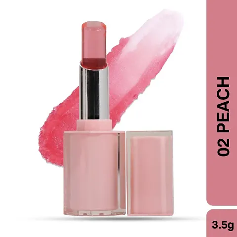 Seven Seas Long Lasting | Smooth Texture | Glass Finish | Rouge Gel Lipstick (Peach 2.8g)