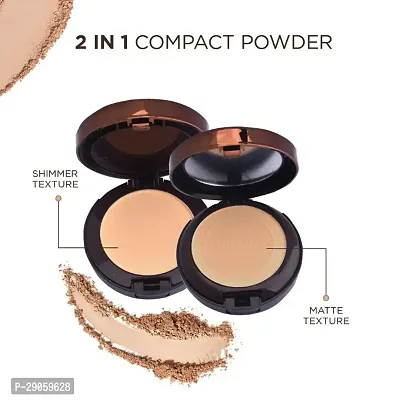 Seven Seas HD Oil Control 2 in 1 Matte Compact Powder (Natural)-thumb5