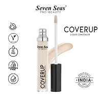 Seven Seas Coverup Liquid Concealer | Full Coverage Liquid Concealer (Nude)-thumb1