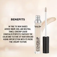 Seven Seas Coverup Liquid Concealer | Full Coverage Liquid Concealer (Nude)-thumb4