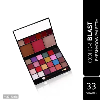 Seven Seas Color Blast Eyeshadow Palette | 33 Colors Eyeshadow | 30 Shimmery Eyeshadow | 2 Blusher | 1 Compact | Eyeshadow Palette-thumb0