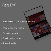 Seven Seas Color Blast Eyeshadow Palette | 33 Colors Eyeshadow | 30 Shimmery Eyeshadow | 2 Blusher | 1 Compact | Eyeshadow Palette-thumb2