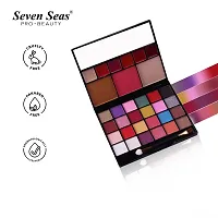 Seven Seas Color Blast Eyeshadow Palette | 33 Colors Eyeshadow | 30 Shimmery Eyeshadow | 2 Blusher | 1 Compact | Eyeshadow Palette-thumb4