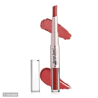 Seven Seas 2 in 1 Lipstick | Full Coverage | Comfortable | 2 in 1 | Lipstick + Liquid Lipstick (Claret)-thumb0