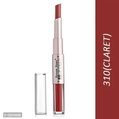 Seven Seas 2 in 1 Lipstick | Full Coverage | Comfortable | 2 in 1 | Lipstick + Liquid Lipstick (Claret)-thumb2