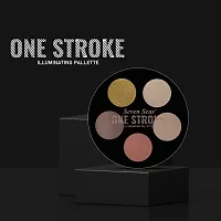 One Stroke Illuminating Palette With 5 Ultra Professional Eyeshadow Colors 1 Highlighter 2 Compact 3 Concealer 4 Blusher 5 Contour-thumb3