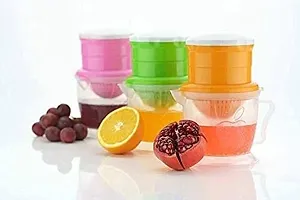 SHENKYMini Small Nano 2 in 1 Hand Press Manual Juicer (Multicolour)-thumb2