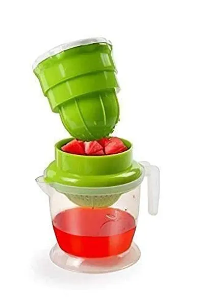 SHENKYMini Small Nano 2 in 1 Hand Press Manual Juicer (Multicolour)