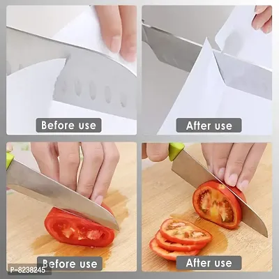 SHENKY Manual Knife Sharpener 3 Stage Sharpening Tool for Ceramic Knife and Steel Knives.-thumb5