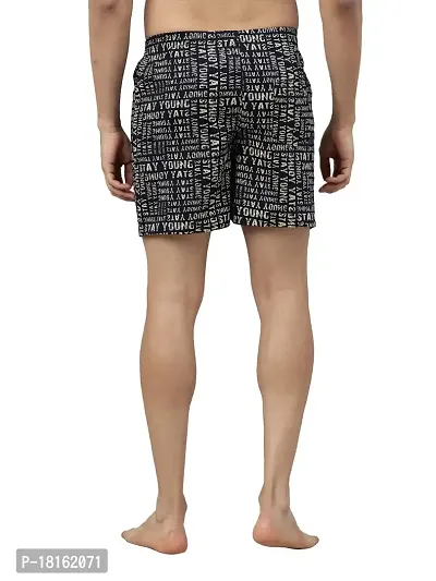 JOVEN Men's Printed Boxers(Pack of 3) White-thumb2