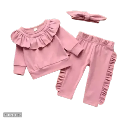 Self Designed top and palazzo set for baby girl
