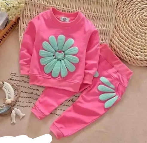 color clothing set for baby girls