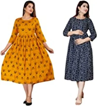 Classic Rayon Kurti | Maternity Kurti For Women Pack Of 2