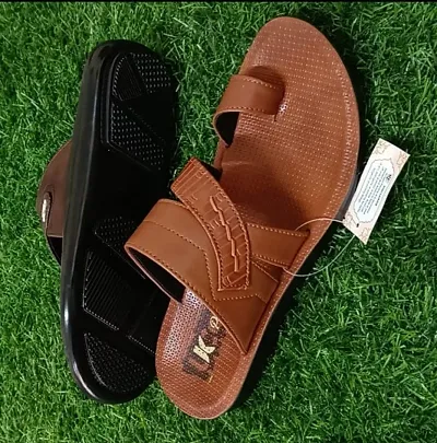 Stylish Leather Slippers For Men