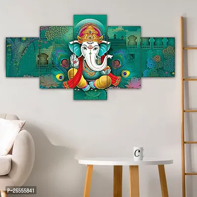 Shreeji Crafts Wall Paintings For Home Decoration , Paintings For Living Room  , Bedroom , Hall , Big Size 3D Scenery (125 x 60 CM )-thumb5