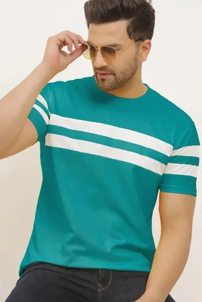 Newly Launched Cotton Blend Short-sleeve Tees For Men