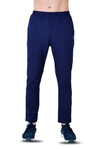 Classic Polyester Spandex Solid Track Pants for Men-thumb1