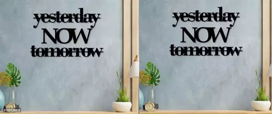 Yesterday Now Tomorrow Pack Of 2 Ar Home Decor Wall Decor