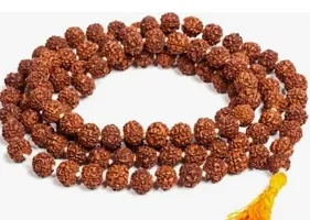 Natural Rudraksha Mala For Pooja and Meditation-thumb1