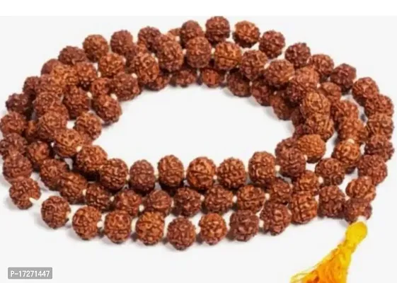 Natural Rudraksha Mala For Pooja and Meditation-thumb2